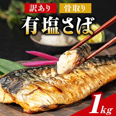 ふるさと納税 銚子市 訳あり 骨取り有塩さば 1kg | 