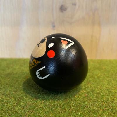 ふるさと納税 吉岡町 【こけしげのコケシ】コロこけし 干支 戌(いぬ) / 黒 |  | 02