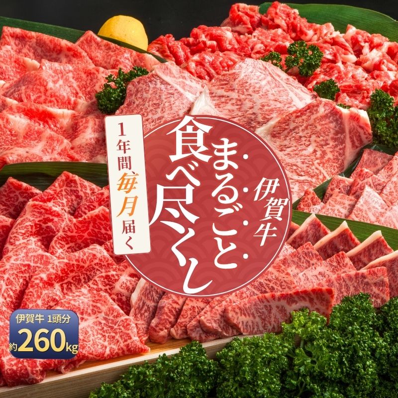 【ふるさと納税】 【月3×12回 計36回発送】肉の横綱 伊賀牛まるごと食べ尽くし【cook-tkb0005】
