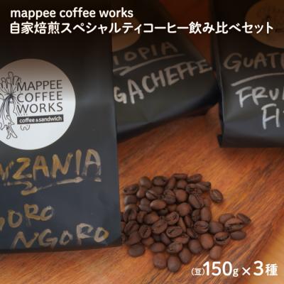 ふるさと納税 淡路市 自家焙煎スペシャルティコーヒー(豆)飲み比べ3種セット　am05801