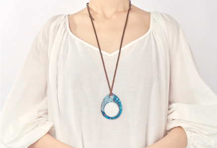 ＜KISSO＞Pendant Loupe_egA マルチブラウン