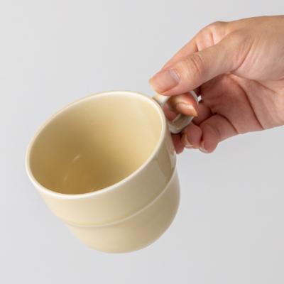 ふるさと納税 瑞浪市 【美濃焼・tripware】グッドデザイン賞受賞 マグ&フタ90　2色セット 緑釉&アイボリー |  | 02