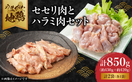 やまがた地鶏 「セセリ肉」と「ハラミ肉」セット 060-004
