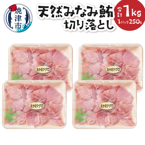 a17-135　天然 みなみ鮪切り落としセット250g×4Ｐ