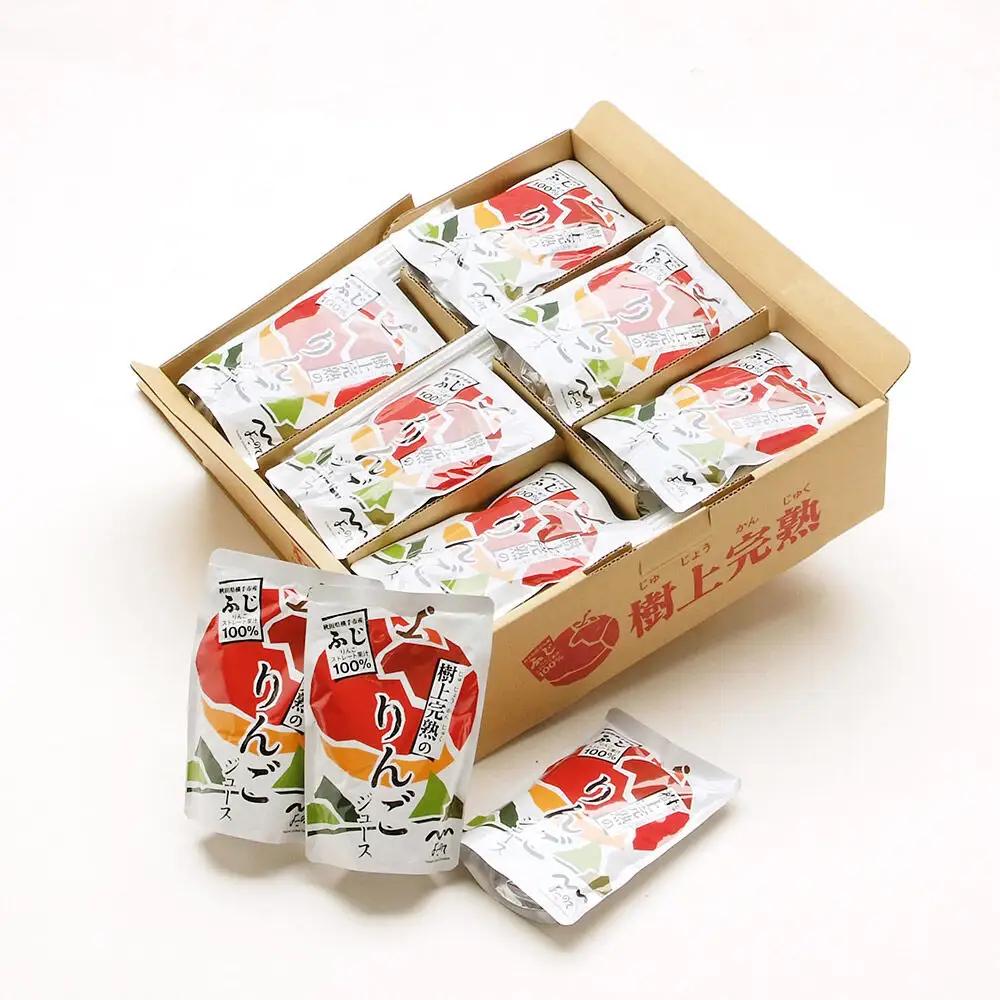 樹上完熟りんごジュース（サンふじ）180g×30袋 喜三郎農園