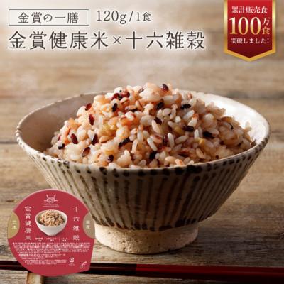 ふるさと納税 松原市 金賞健康米 十六雑穀米 ご飯パック 120g×60個 ゆめぴりか使用 国産 常温保存 レンジ調理