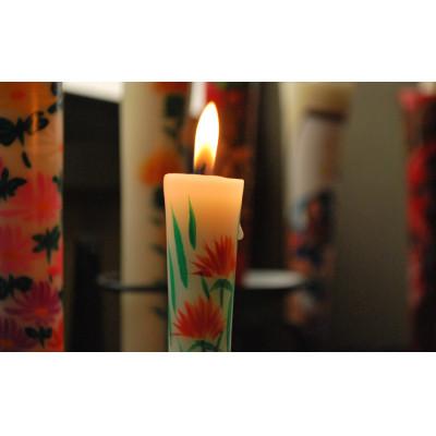 ふるさと納税 鶴岡市 自宅で楽しむ伝統工芸 絵ろうそくセット B01-655 |  | 01