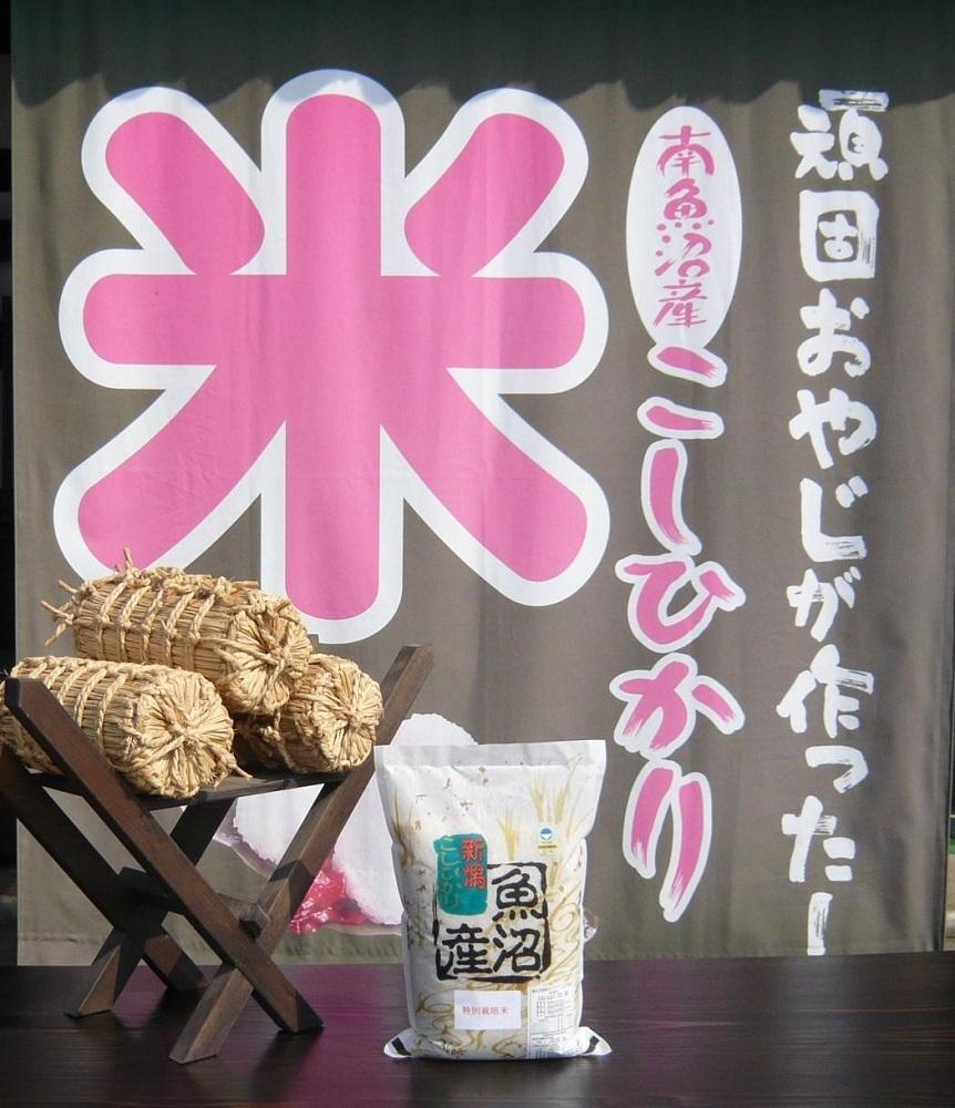 【特別栽培米】【令和6年産】　がんこおやじが作った南魚沼産コシヒカリ 白米３kg