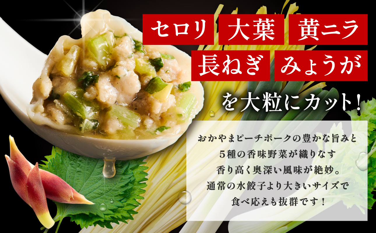 香味水餃子 20個（タレ無し）