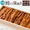 【ふるさと納税】【指定日可】鰻の蒲焼 ( 冷蔵 375g/ 約4～5人前 / 約2.5尾 ) うなぎ 蒲焼き ウナギ タレ・山椒付き 冷蔵便 お祝い 贈り物 特別 福岡県 北九州市