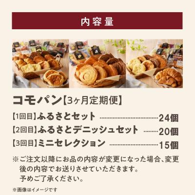 ふるさと納税 小牧市 【3ヶ月定期便】コモパン おいしさ長持ち 人気の3セット定期便(計59個)非常食[014K09-T] |  | 03