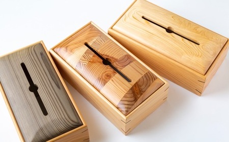 Design Labo i 地元杉・欅 ティッシュケース (無地)