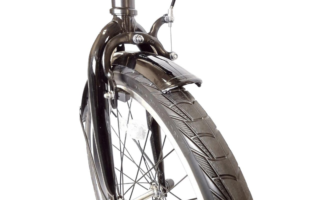 ノーパンク 折りたたみ自転車 MOVONA 20インチ ワイドタイヤ Dark Green（ダークグリーン） SHIMANO6段変速 空気入れ不要 パンクしない 通勤 通学｜武田産業 フォールディング