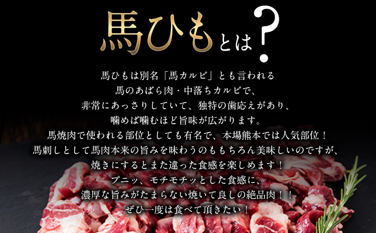 馬ひも焼肉用300g（50g×6袋） 肉 馬ひも 馬肉 《30日以内に出荷予定(土日祝除く)》---300-5299---
