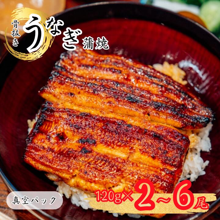 【ふるさと納税】骨抜き鰻蒲焼2〜6尾（真空パック） 丑の日 炭火 鰻 ウナギ ギフト 真空パック タレ 山椒 冷凍 贈り物 プレゼント お祝い お取り寄せ ギフト 送料無料 我孫子市 千葉県