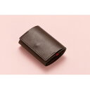 【ふるさと納税】colmのコンパクト財布 ブラウン「カードが見やすく取り出しやすい小さな財布」【1404340】