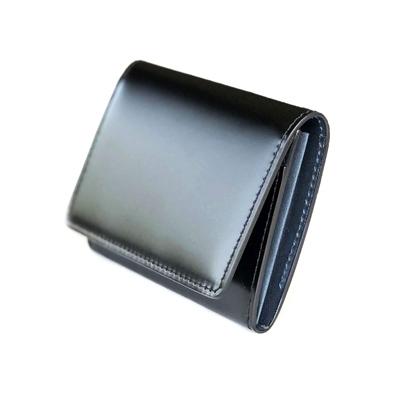 ふるさと納税 新庄市 LUEGO コードバン 名刺入れ / ブラック×ネイビー |  | 02
