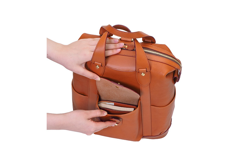 ソフト リュックサック A4 キャメル ＜名入れ無＞