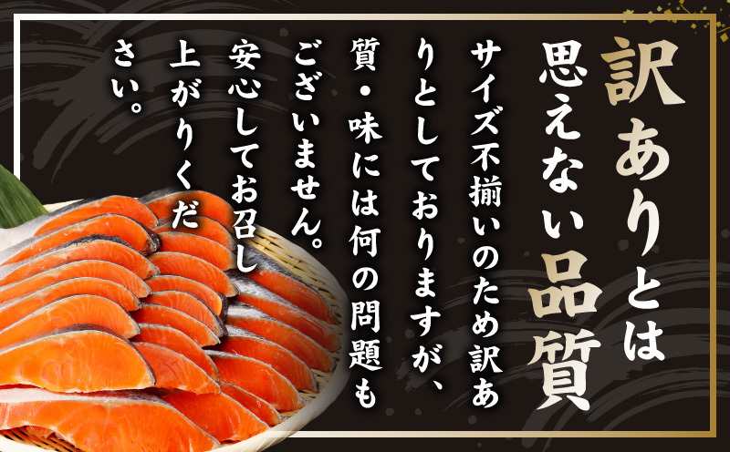 【定期便】銀鮭 切り身 1kg(約9切れ前後) 全6回【訳あり 規格外 甘塩 バラ凍結 海鮮 魚介 鮭 さけ しゃけ お弁当 朝食 おかず 簡単調理 家計応援】 kgpZ043_イメージ2