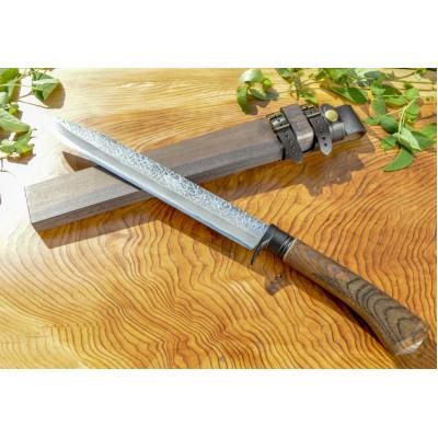 ふるさと納税 南国市 【フロンティア剣鉈 両刃 300】土佐オリジナル白鋼/チェッカー柄 |  | 01