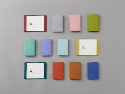 命名指輪【師走　十二月】 出産祝い ベビーリング 記念品 お守り リング 綴織 AQ-0019-12