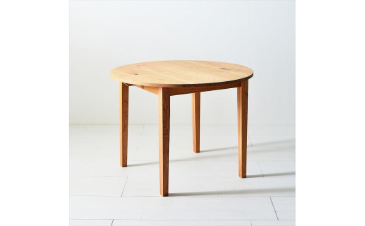 ＮＯ１ラウンドテーブル８０　チェリー  丸いテーブルでダイニングをカフェスペースに　チェリー無垢材 円テーブル ダイニングテーブル