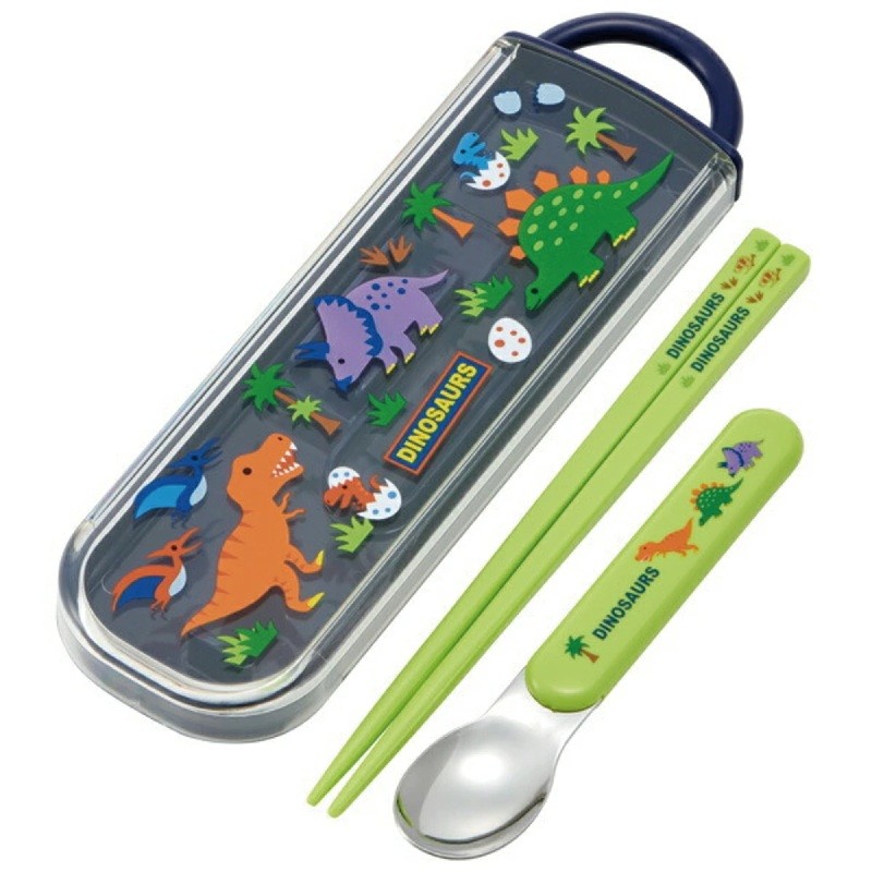 
                  食洗機対応スライド式箸とスプーンのコンビセット CCA1 ディノサウルス 恐竜 ダイナソー スケーター 493225 奈良県奈良市 skt025
                