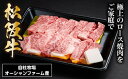 【ふるさと納税】SS01　松阪牛焼肉（ロース）　500g／（冷凍）瀬古食品　JGAP認定　松阪肉　名産　お取り寄せグルメ　三重県　大台町