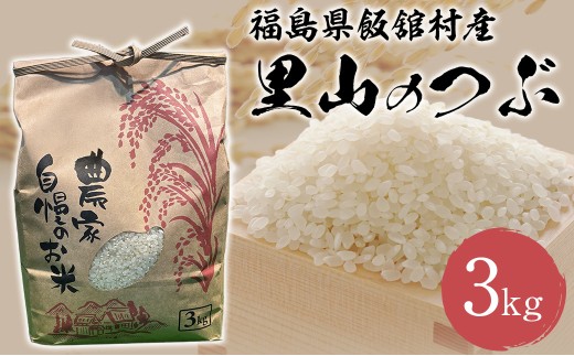 【令和7年産】 飯舘村産 里山のつぶ 3kg 【 ふるさと納税 人気 おすすめ 米 精米 お米 白米 こめ 国産 里山のつぶ ブランド米 銘柄米 ブランド 少量 一人用 おひとりさま 希少 復興 福島 飯舘村 】 ITTAM001