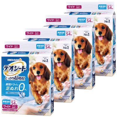 
                  ＜毎月定期便＞ユニ・チャームペットデオシートしっかり超吸収無香消臭タイプワイド54枚×4全2回_ペットシート デオシート ユニ・チャーム ペット用品 犬用品 吸収 消臭 無香 ワイド 定期便 人気 おすすめ 送料無料【4069356】
                