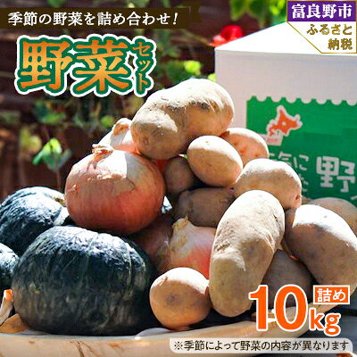 【ふるさと納税】2026年先行予約　北海道富良野　野菜セット 10kg詰め【1466265】