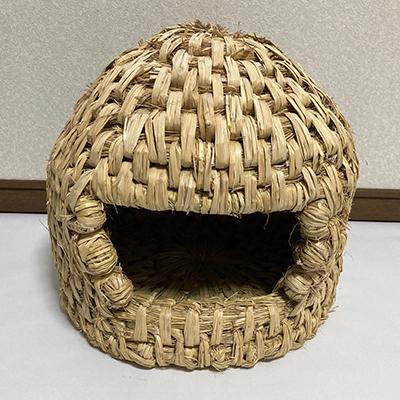 ふるさと納税 甲賀市 信楽産 稲わら製 【猫ちぐらD】