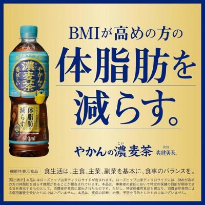 ふるさと納税 久御山町 【毎月定期便】やかんの濃麦茶600mlPET　24本入全3回 |  | 02