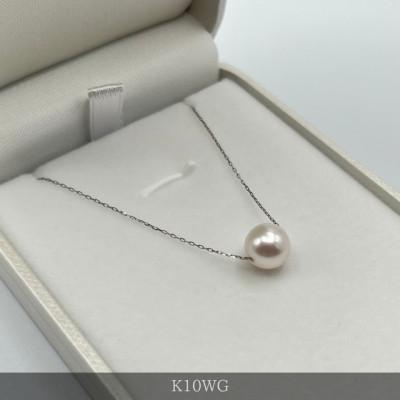 ふるさと納税 伊勢市 K10WG　アコヤ真珠　スルーペンダント　8mmアップ　1665 |  | 02