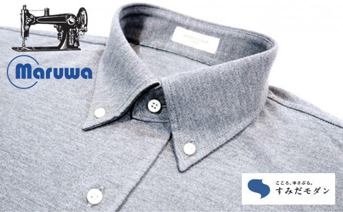 
丸和繊維工業 INDUSTYLE TOKYO 動体裁断 シャツ グレー ファッション 「すみだモダン」[№5619-0464]
