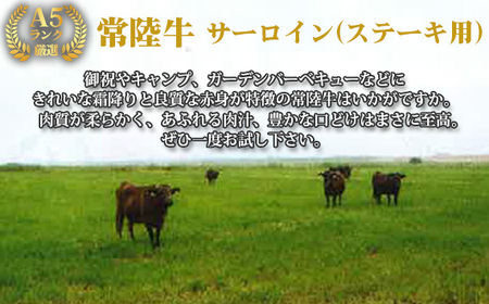 No.460 【常陸牛】A5ランク厳選サーロイン（ステーキ用）約250g×3枚＜茨城県共通返礼品＞