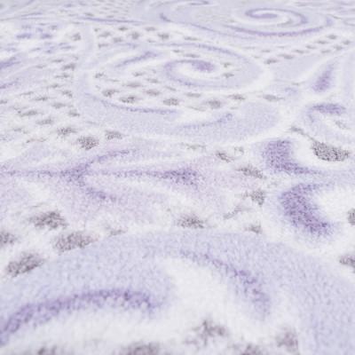 ふるさと納税 和泉市 日本製 廊下カーペット 80cm×440cm 【モダンオーナメント】 滑り止め ホワイトラベンダー |  | 01