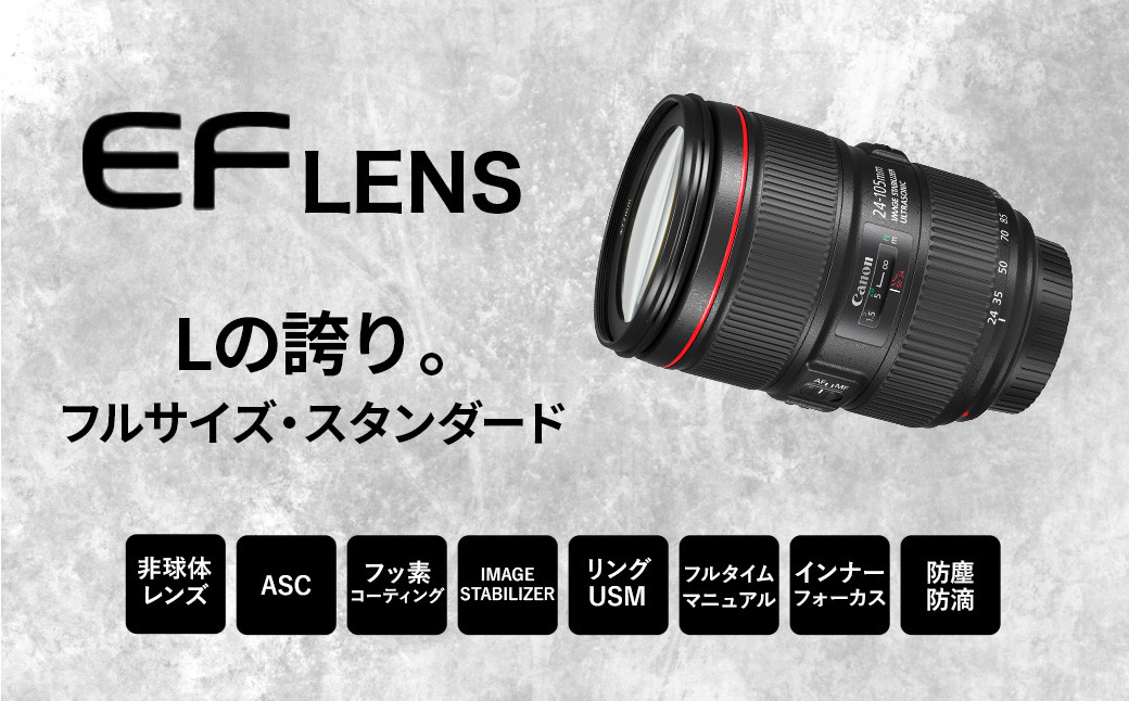 ＜レンズ EF24-105mm F4L IS II USM>3ヶ月以内に順次出荷