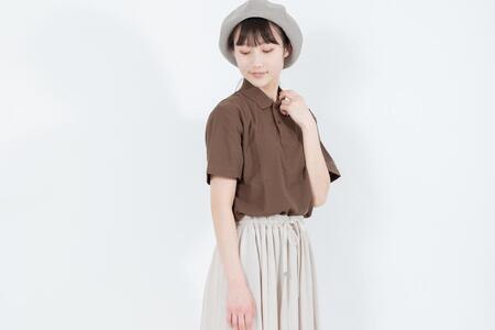 《2》【KEYMEMORY鎌倉】KMポロシャツ BROWN　メンズLサイズ