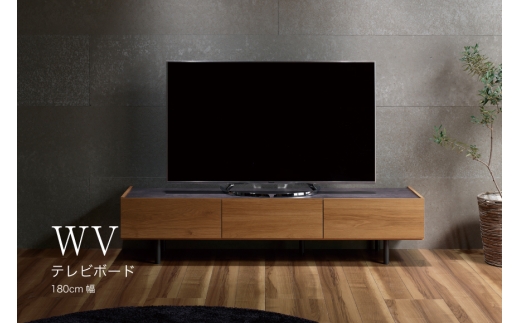 【ラスターブラウン】テレビボード 組立設置 WV-180 [No.573] ／ 家具 インテリア  岐阜県