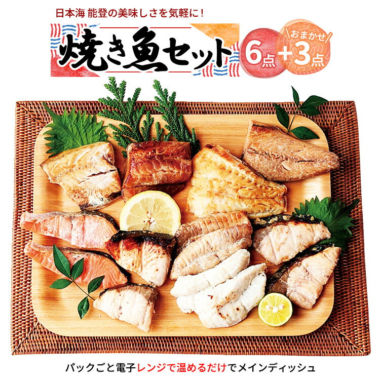 【ふるさと納税】【能登半島地震復興支援】【発送時期が選べる】レンジで簡単 焼き魚セット ※2025年1月中旬より順次発送｜石川県 七尾市 能登