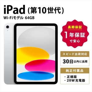 【数量限定品】 Apple iPad 第10世代 Wi-Fiモデル シルバー/ブルー/ピンク/イエロー 64GB 【中古再生品】【 家電・パソコン・タブレット 神奈川県 海老名市 】