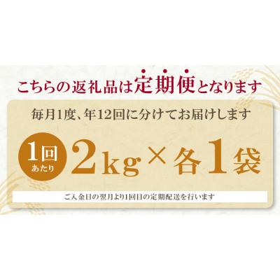 ふるさと納税 福智町 無洗米 福岡県産3種セット6kg定期便(毎月・年12回) |  | 02