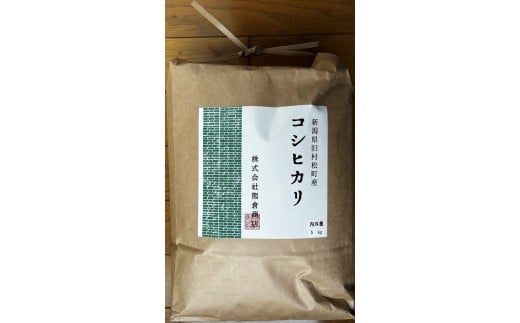 令和7年産 コシヒカリ 旧村松町産 5kg(5kg×1袋) | 新潟産コシヒカリ 新潟県産コシヒカリ 新潟県産こしひかり 米 お米 こしひかり 玄米 ブランド米 新潟県 五泉市 株式会社熊倉商店