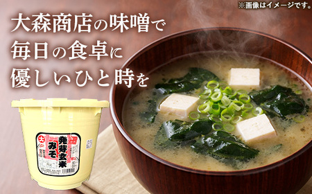 大森商店のこだわり味噌【発芽玄米】4kg みそ 天然醸造 国産大豆 調味料