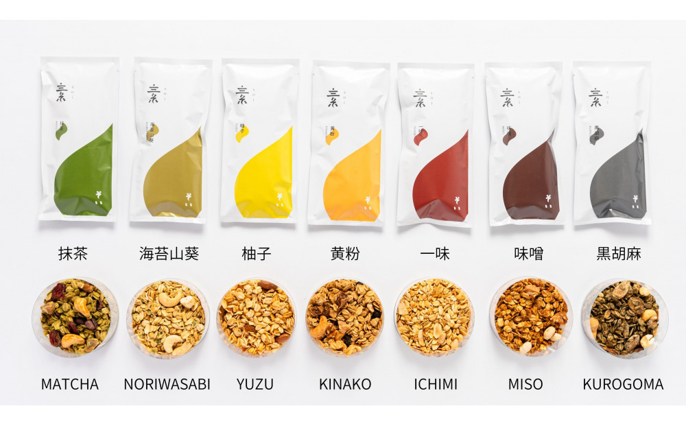 soi 食べ比べグラノーラ 4種類（バナナ・抹茶・いちご・カカオ）