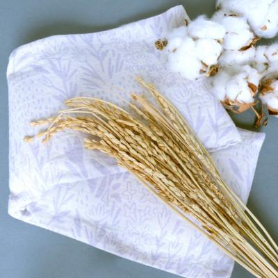 ふるさと納税 見附市 【温活】抗菌加工でいつでも清潔!　じんわりあったか玄米カイロLサイズ C/#そよぐ ラベンダー