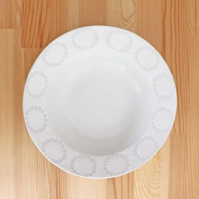 【波佐見焼】サークルリング ブルーベリー・バニラ ボウル 中 2点セット 食器 皿 【陶芸ゆたか】 [VA105]  波佐見焼