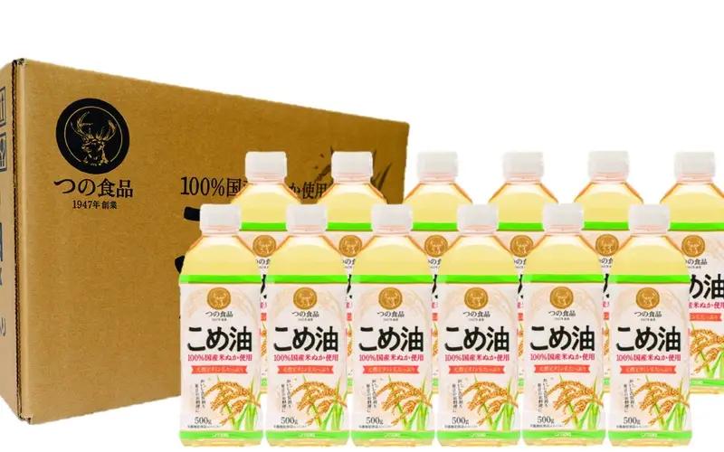 こめ油 国産 こめ油 500g×12本【ard819】