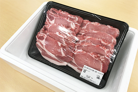 豚肉 豚肉ロース 1kg (100g×10枚) ロースとんかつ用 三元豚 米豚 国産 豚ロース